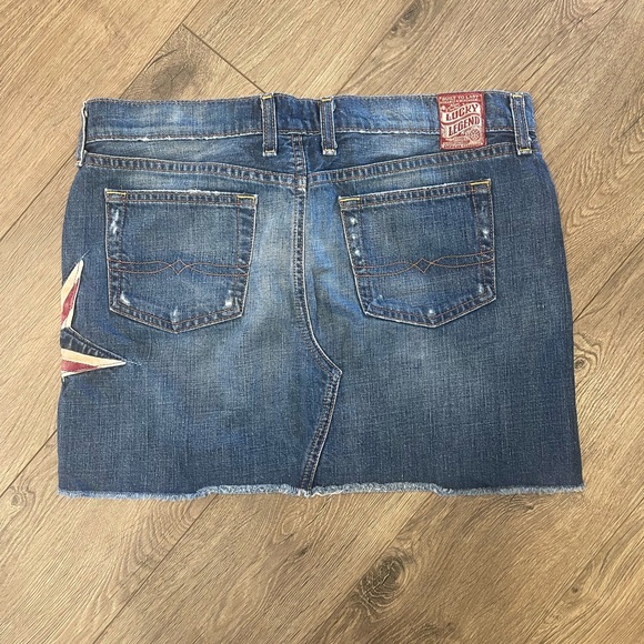 HOST PICK ⭐️ Lucky Brand Denim Skirt with Star Detail - Picture 5 of 6
